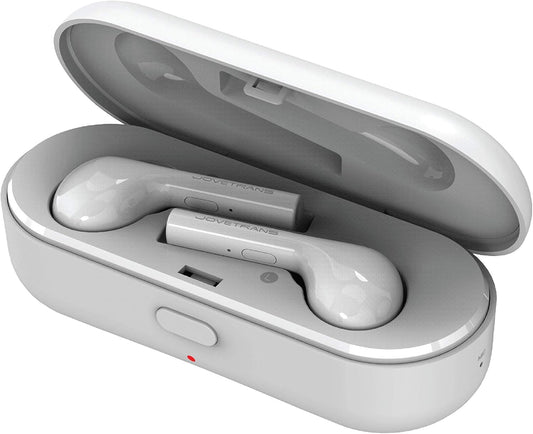 Mix Translator Earbuds, Portable Language Translator Device for On-The-Go Wireless Translation (White)