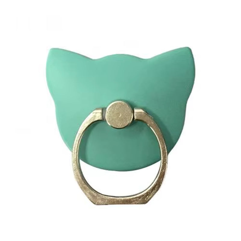 Mobile Phone Rotating Holder Cute Cats Shape High Viscosity Zinc Alloy Ring ABS Buckle for Iphone