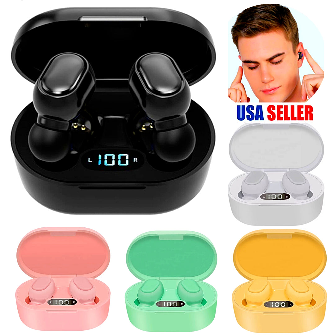 TWS Wireless Bluetooth Earbuds Waterproof Bluetooth Headset Noise Cancelling