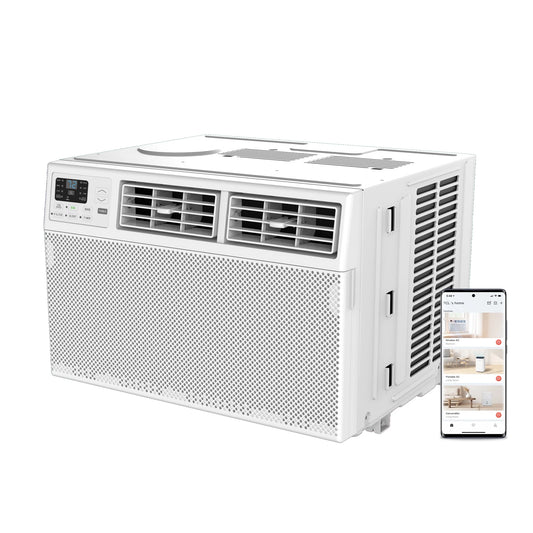 10,000 BTU Smart Window Air Conditioner, White, W10W9E2-3