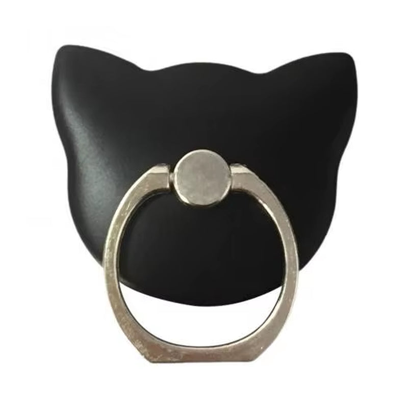 Mobile Phone Rotating Holder Cute Cats Shape High Viscosity Zinc Alloy Ring ABS Buckle for Iphone