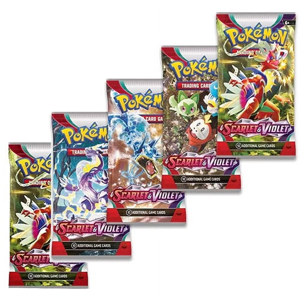 Scarlet & Violet Booster Pack Set (5-Pack Lot)