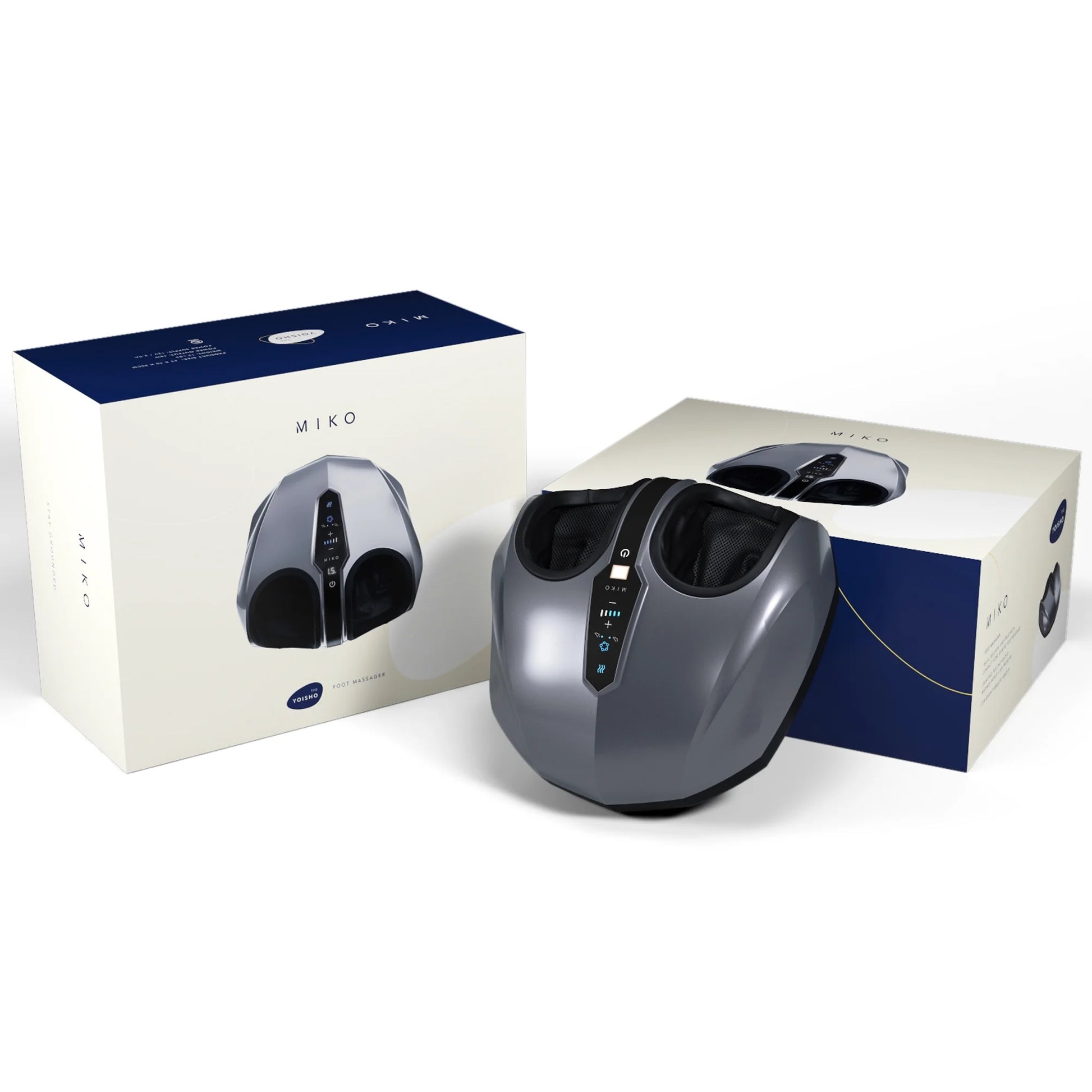 Shiatsu Foot Massager with Heat Kneading and Rolling and Pressure Settings - 2 Wireless Remotes