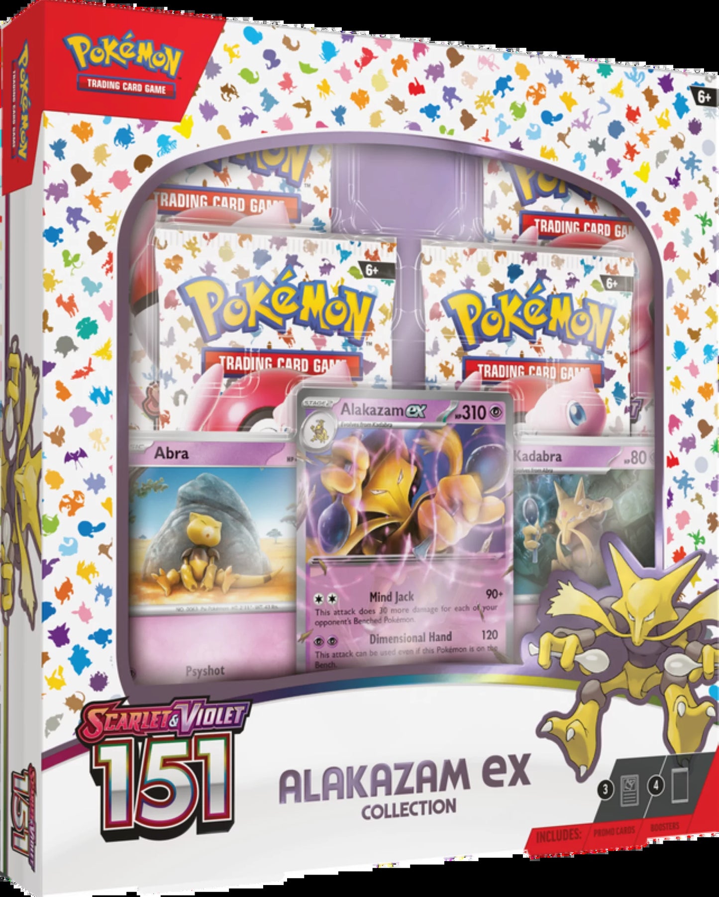 Scarlet & Violet 3.5 151 Collection Alakazam Ex - TCG: Scarlet & Violet 151 Booster Packs