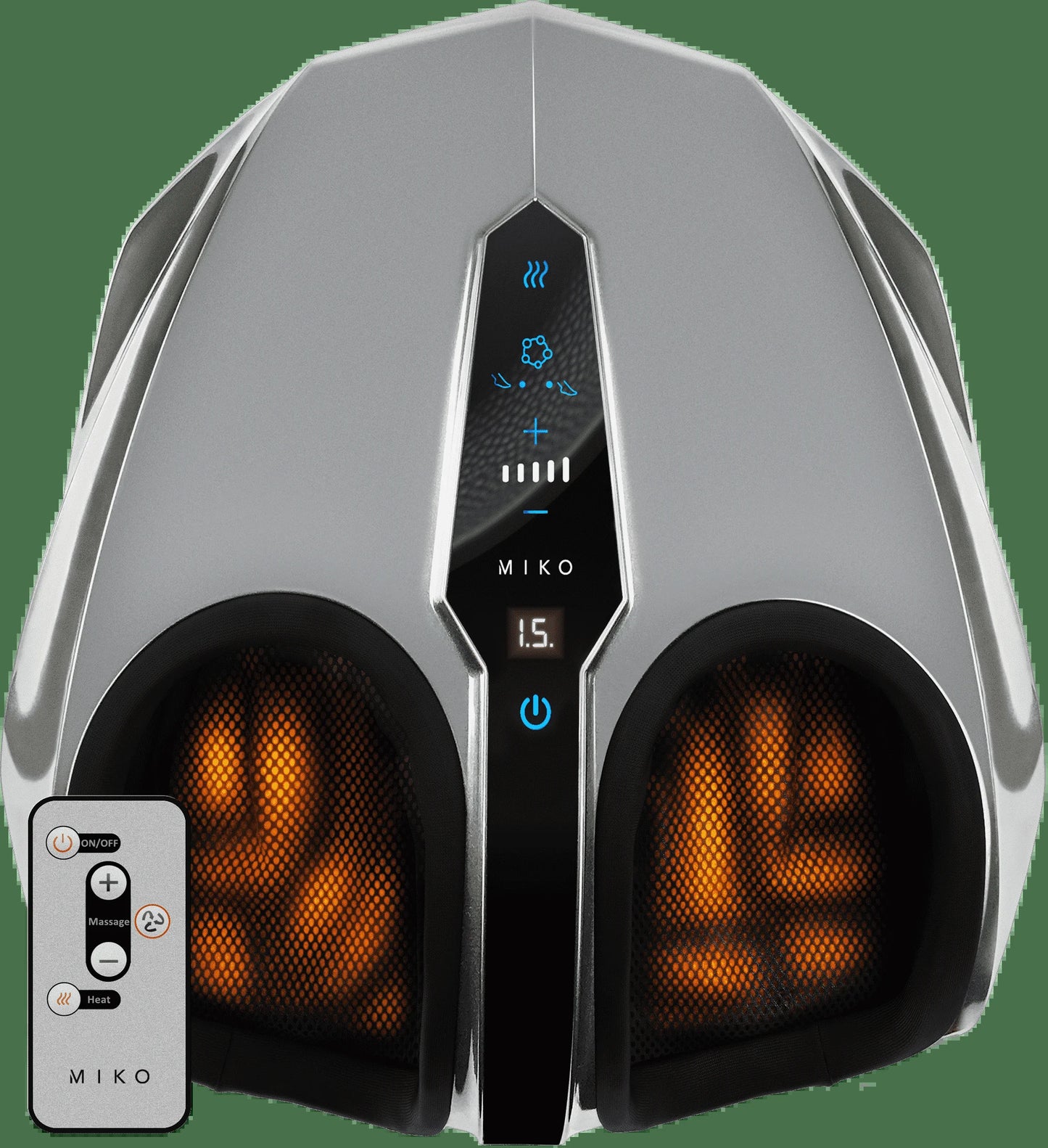 Shiatsu Foot Massager with Heat Kneading and Rolling and Pressure Settings - 2 Wireless Remotes