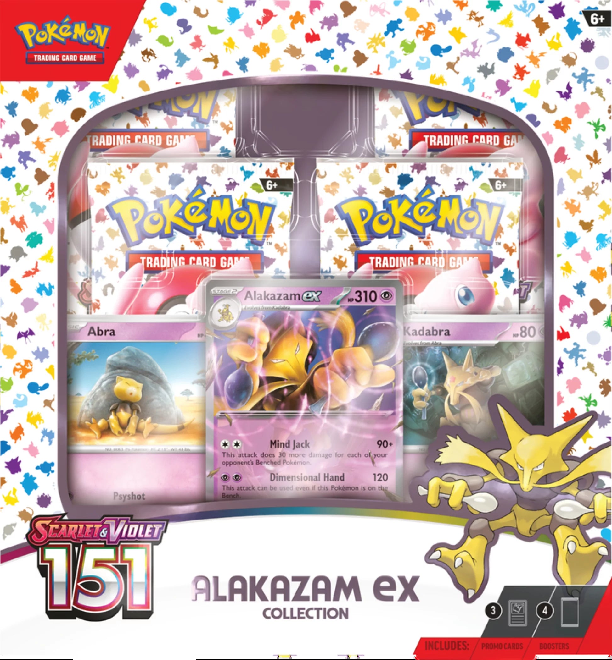 Scarlet & Violet 3.5 151 Collection Alakazam Ex - TCG: Scarlet & Violet 151 Booster Packs