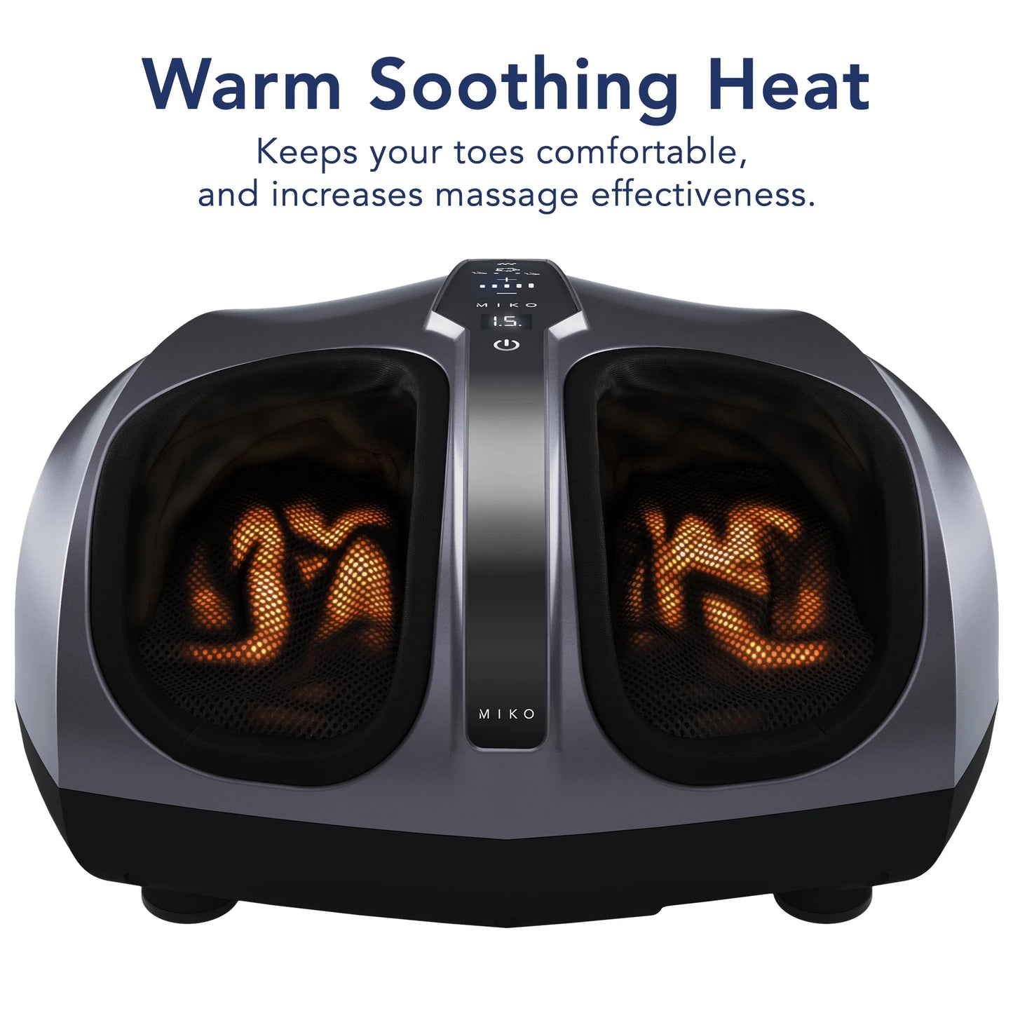 Shiatsu Foot Massager with Heat Kneading and Rolling and Pressure Settings - 2 Wireless Remotes