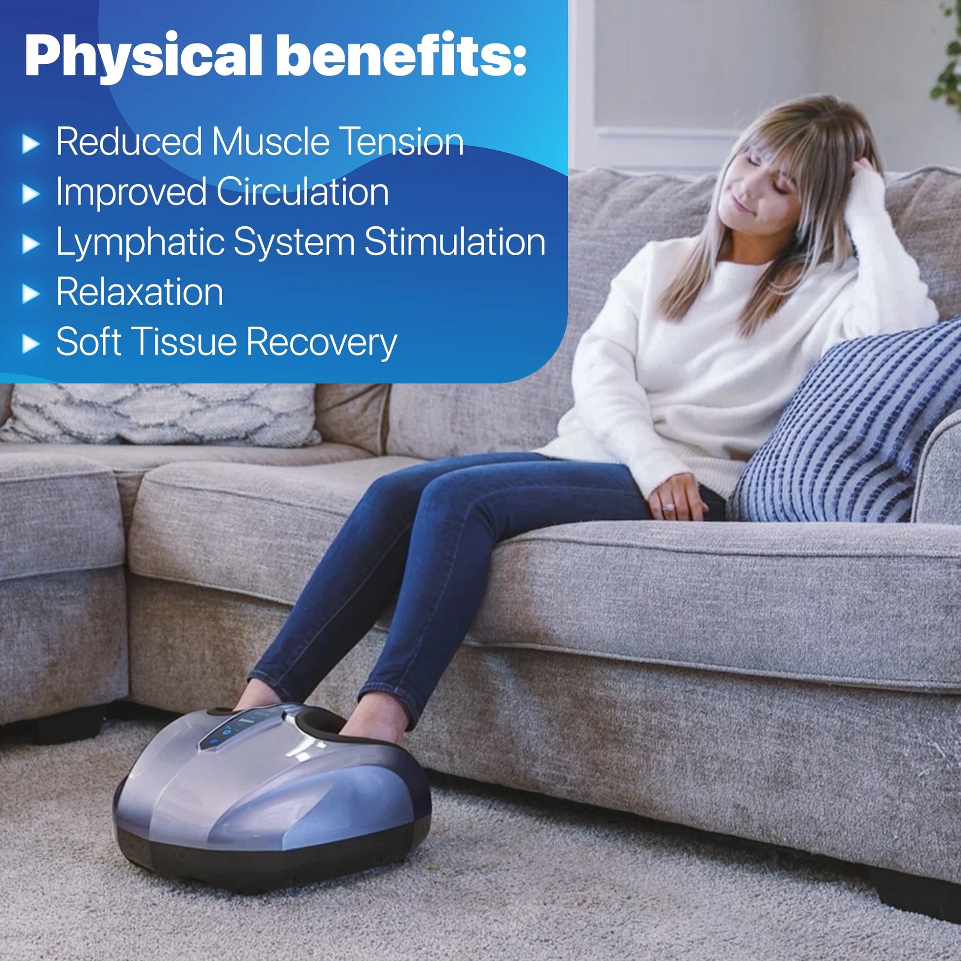 Shiatsu Foot Massager with Heat Kneading and Rolling and Pressure Settings - 2 Wireless Remotes