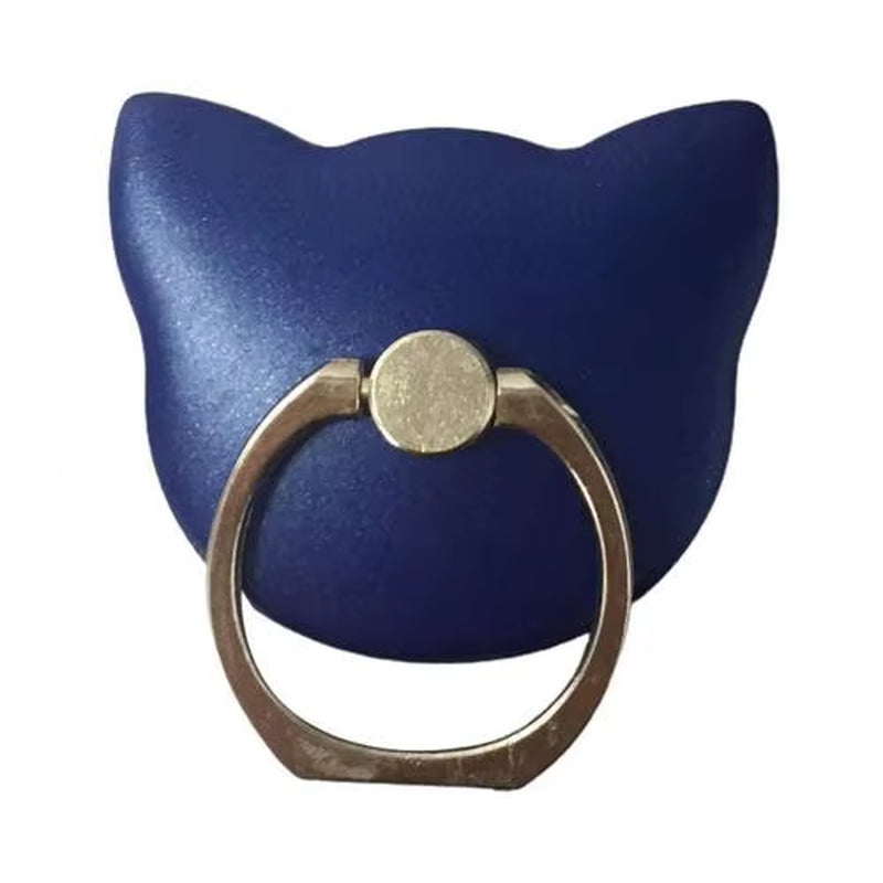 Mobile Phone Rotating Holder Cute Cats Shape High Viscosity Zinc Alloy Ring ABS Buckle for Iphone