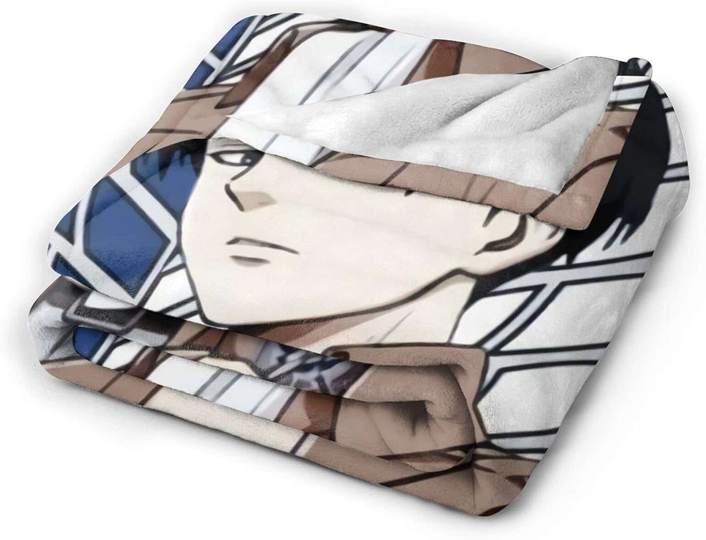 Levi Ackerman Soft and Comfortable Warm Fleece Blankets Beach Blanket Picnic Blankets Throw Blankets (50"X40")